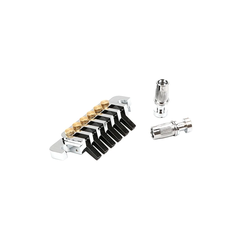 

6-String Guitar Bridge Tailpiece-Vintage Bridges With Studs And Inserts Replacement Spare Parts Parts For LP Les Electric Guitar