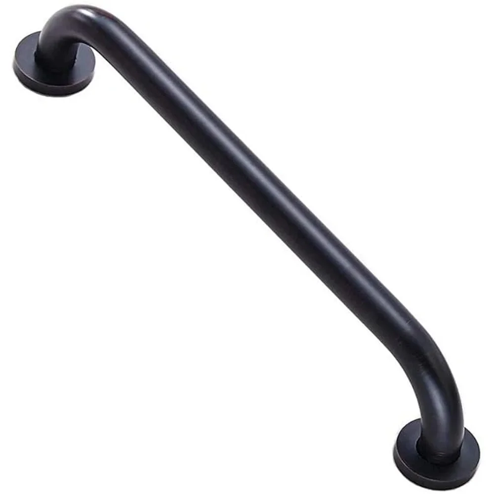 16 Inch Shower Grab Bar,Black Shower Handle,Bathroom Balance Bar,Safety Hand Rail Support Bar for Handicap Elderly Injury