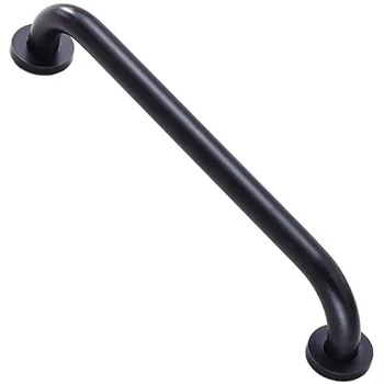 16 Inch Shower Grab Bar,Black Shower Handle,Bathroom Balance Bar,Safety Hand Rail Support Bar for Handicap Elderly Injury