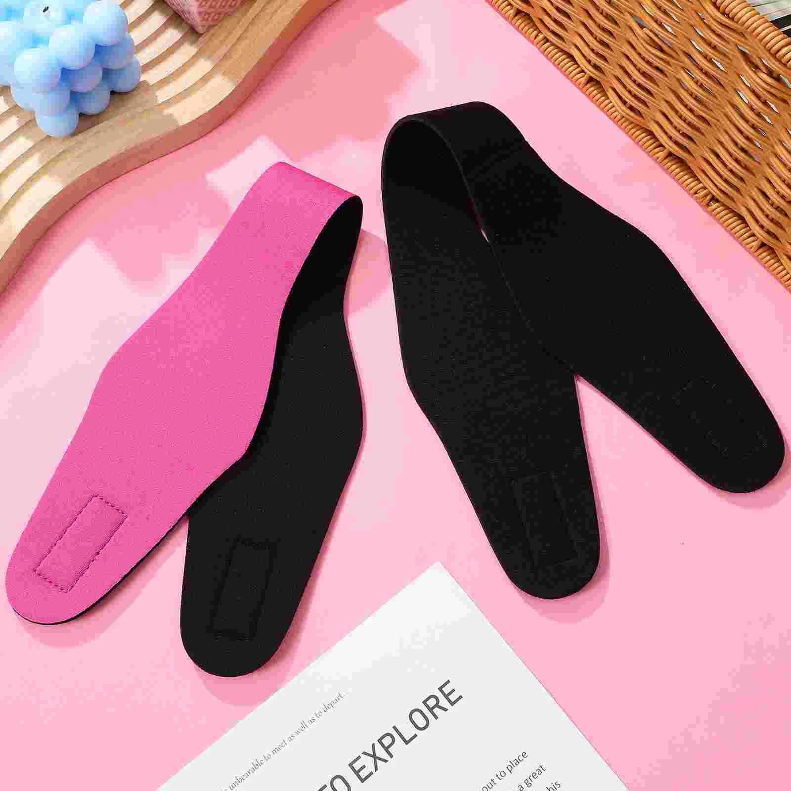 2 Pcs Kids Ear Plugs for Swimming Diving Headband Earbuds Elastic Headbands Supplies Sports Rubber