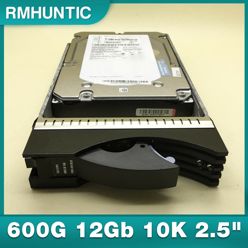 

HDD For Lenovo Hard Disk SR530 SR550 SR570 00YK014 600G 12Gb 10K 2.5" Hard Drive