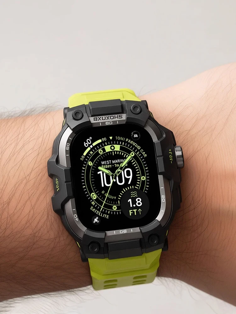 Rugged Shockproof Apple Watch Protective Bumper Cover