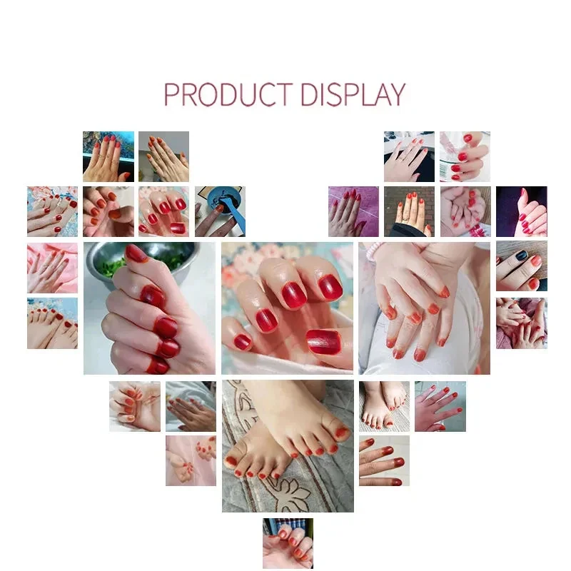 Description Picture 3 of item2 X Pure Natural Plant India Henna Cream DIY Nail Dyeing Red Nail Art Natural Colors luster 20g/bottle