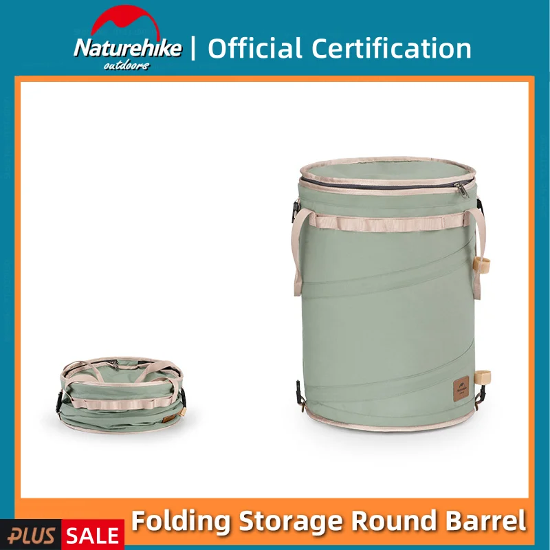 

Naturehike 30L Folding Storage Barrel Outdoor Ultra Light Portable Camping Travel Large Capacity Clothing Debris Storage Barrel
