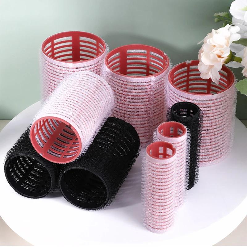 Description Picture 4 of item6Pcs Hair Roller Set Self Grip Heatless Hair Curler Different Size No Heat Women Self-adhesive Curling Hairdressing Styling Tool