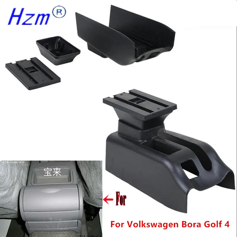 Für Volkswagen Bora Golf 4 Armlehne Box Für Volkswagen Bora Golf 4 Auto  Armlehne Innen Teile Zentrum Speicher box mit USB LED - AliExpress