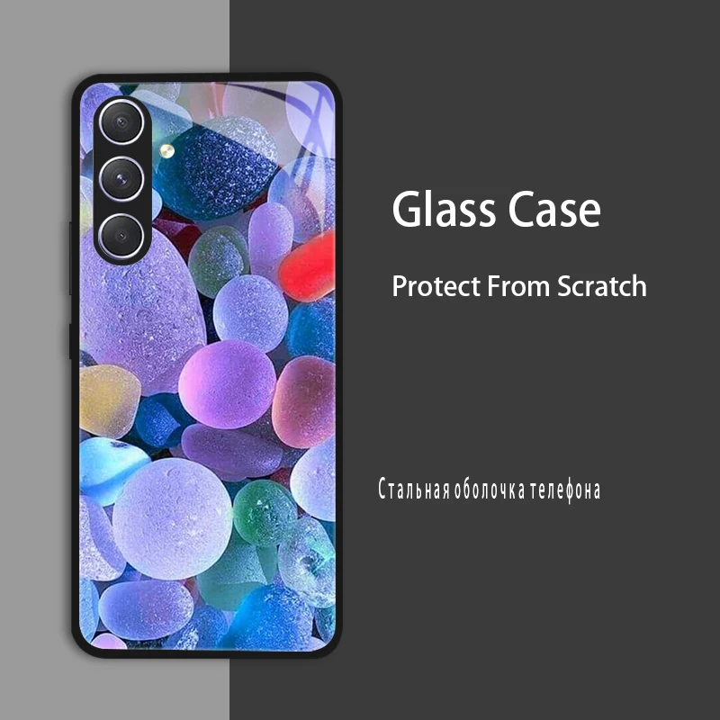 Tempered Glass Shockproof Bumper Case Cover