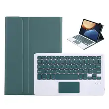 

Bluetooth-compatible Keyboard Case Ultra Thin Detachable Full Protection Keypad Case with Touchpad for Tablet V7 Pro