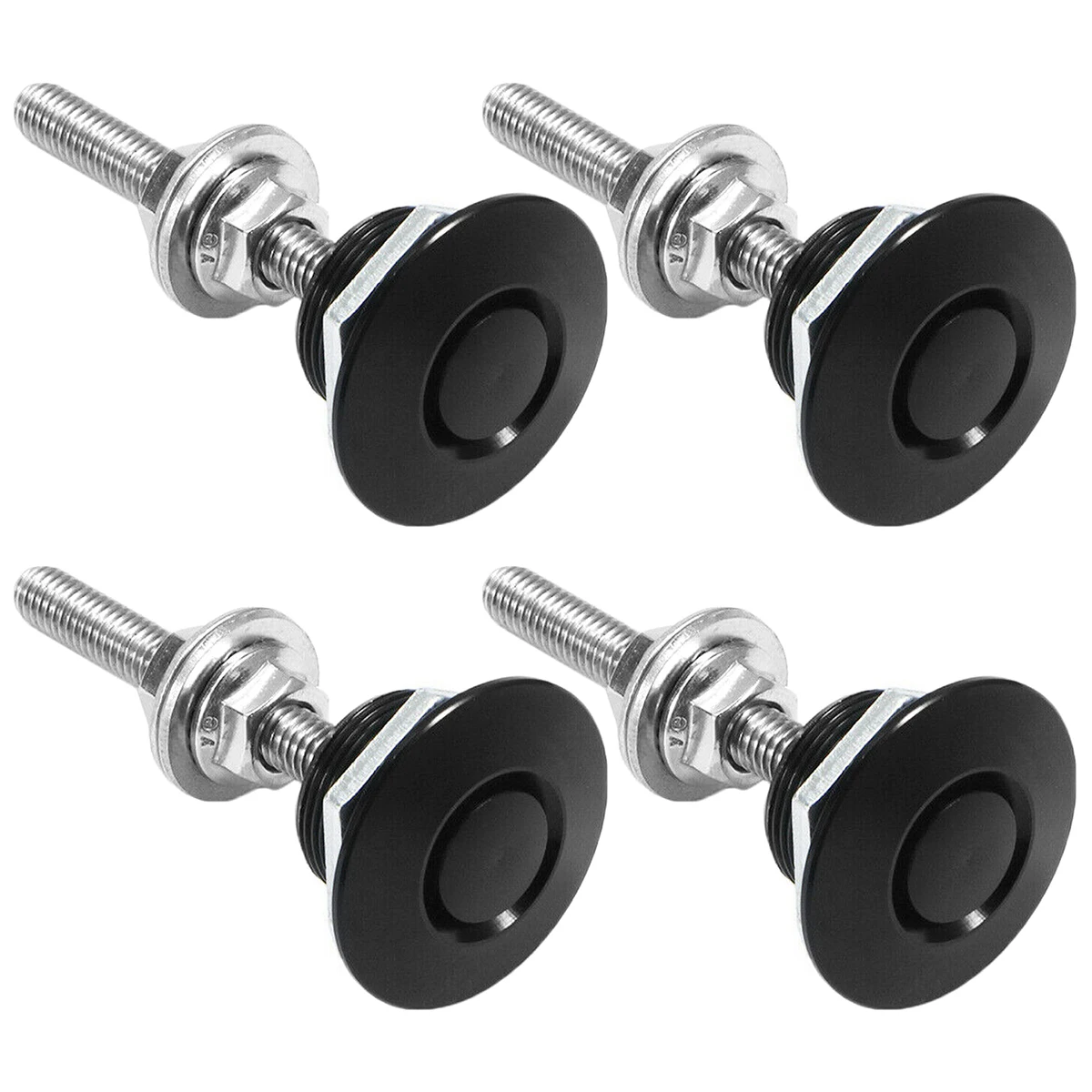 4Pcs Quick Latch Hood Pins Lock 1,25 zoll Universal Quick Release Befestigungen Schloss Aluminium Legierung Auto Stoßstange Hood Pin motorhaube Lock – Detail 8