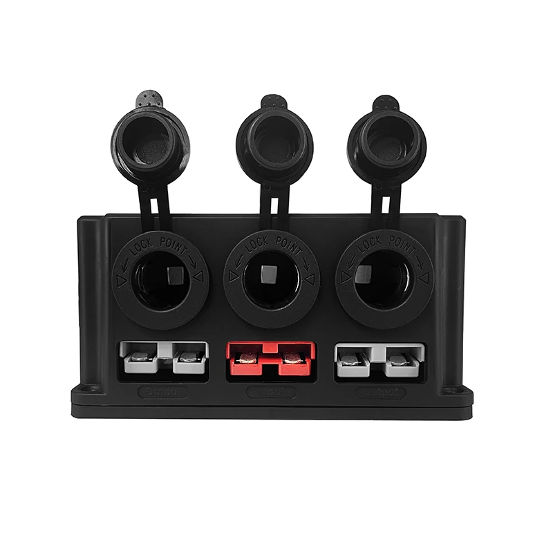 미니 멀티 콘센트 제어 전원 분배 박스, USB 충전기 포함, 4WD 보트 캐러밴 RV 가정용 야외 전원 공급 장치, 12V DC
