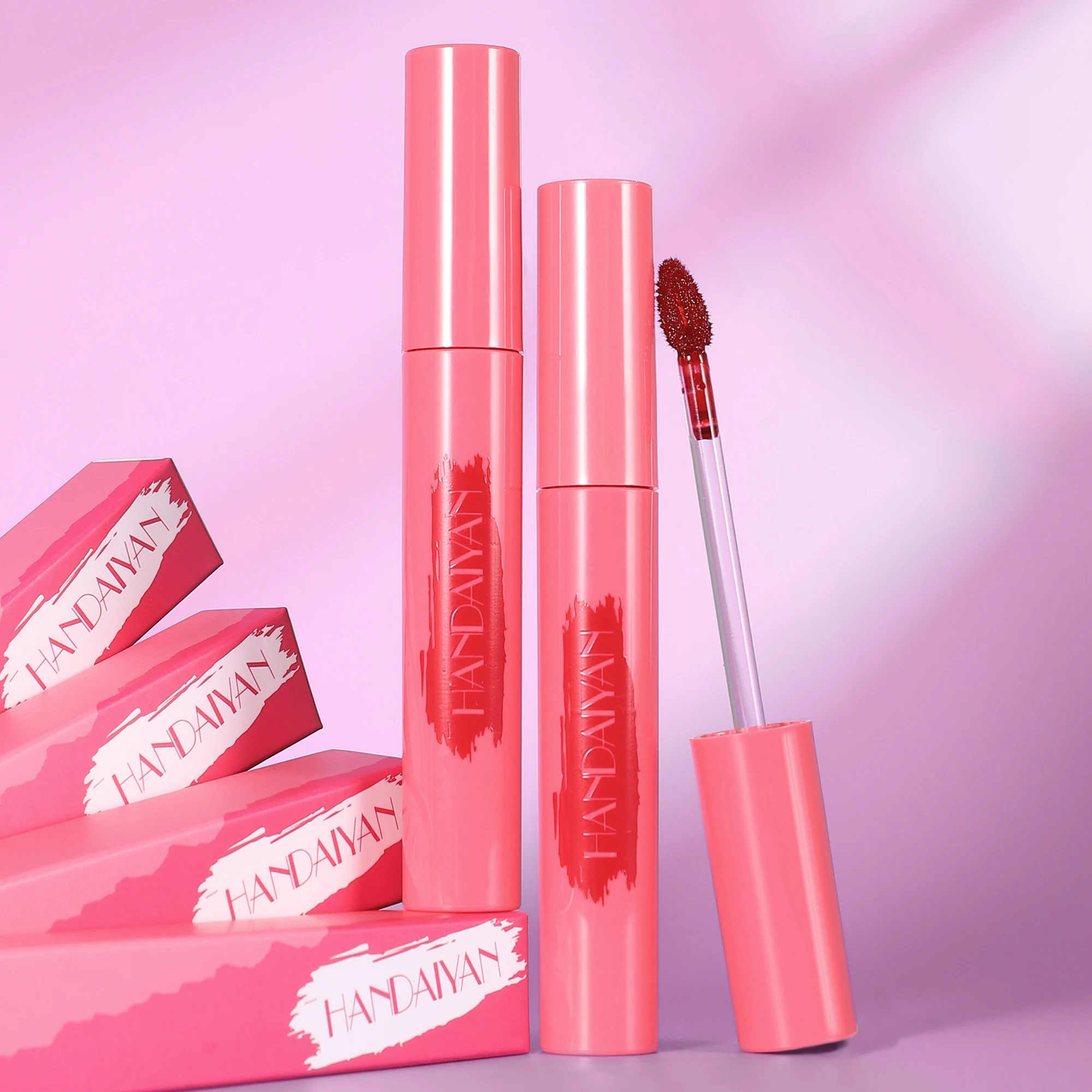 Handaiyan Lip Gloss Longlasting Lip Liner Brown Lipstick Liquid Matte Waterproof Lipgloss Stain Tint Glaze Makeup lip gloss lip makeup lip glaze lip tint lip stain