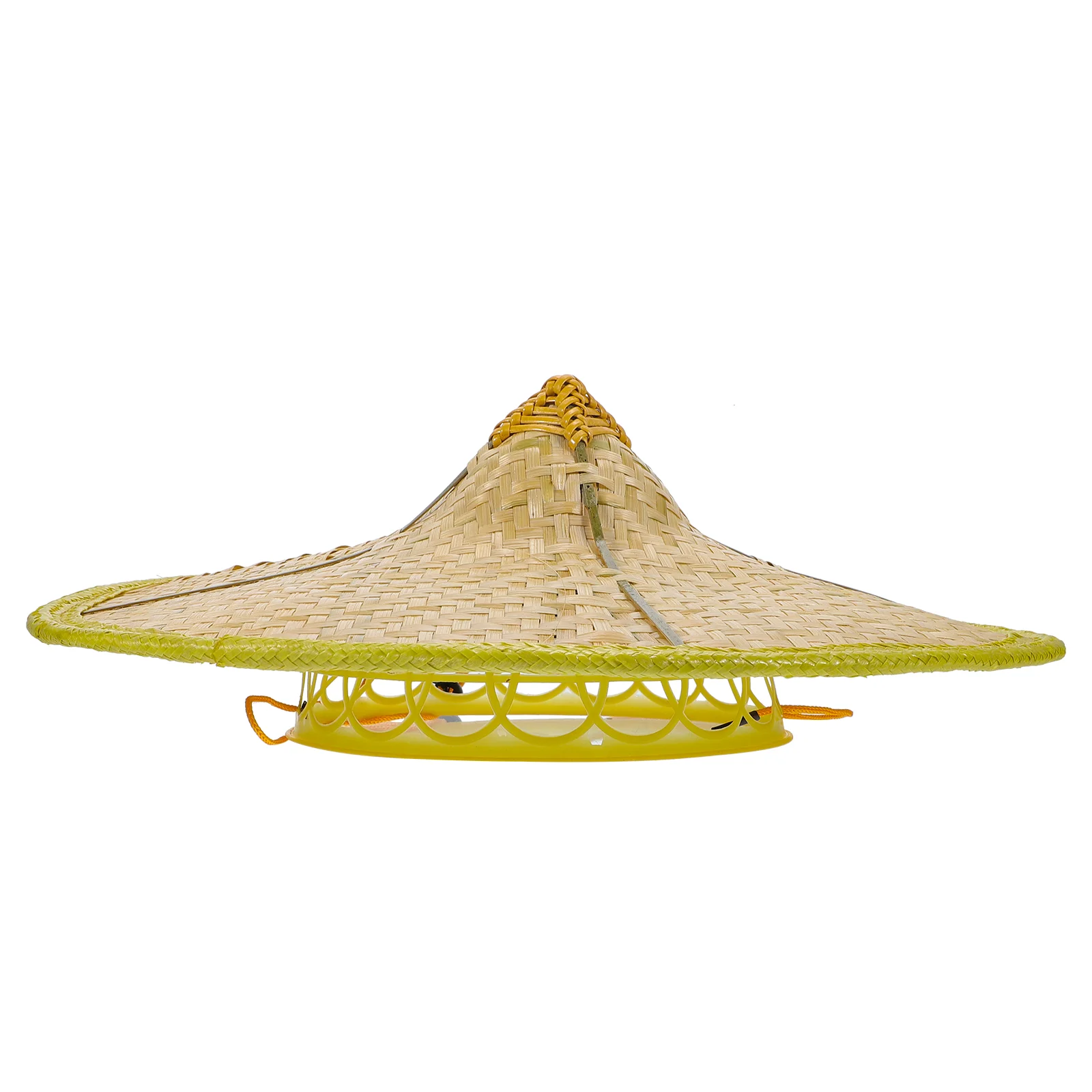 

Bamboo Hat Cone Caps Has Weaving Traditional Rain for Proof Hats Oriental Asian Anti-rain Child