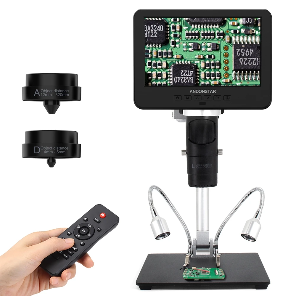 Andonstar 2000X Trincular 2160P UHD HDMI 디지털 현미경..