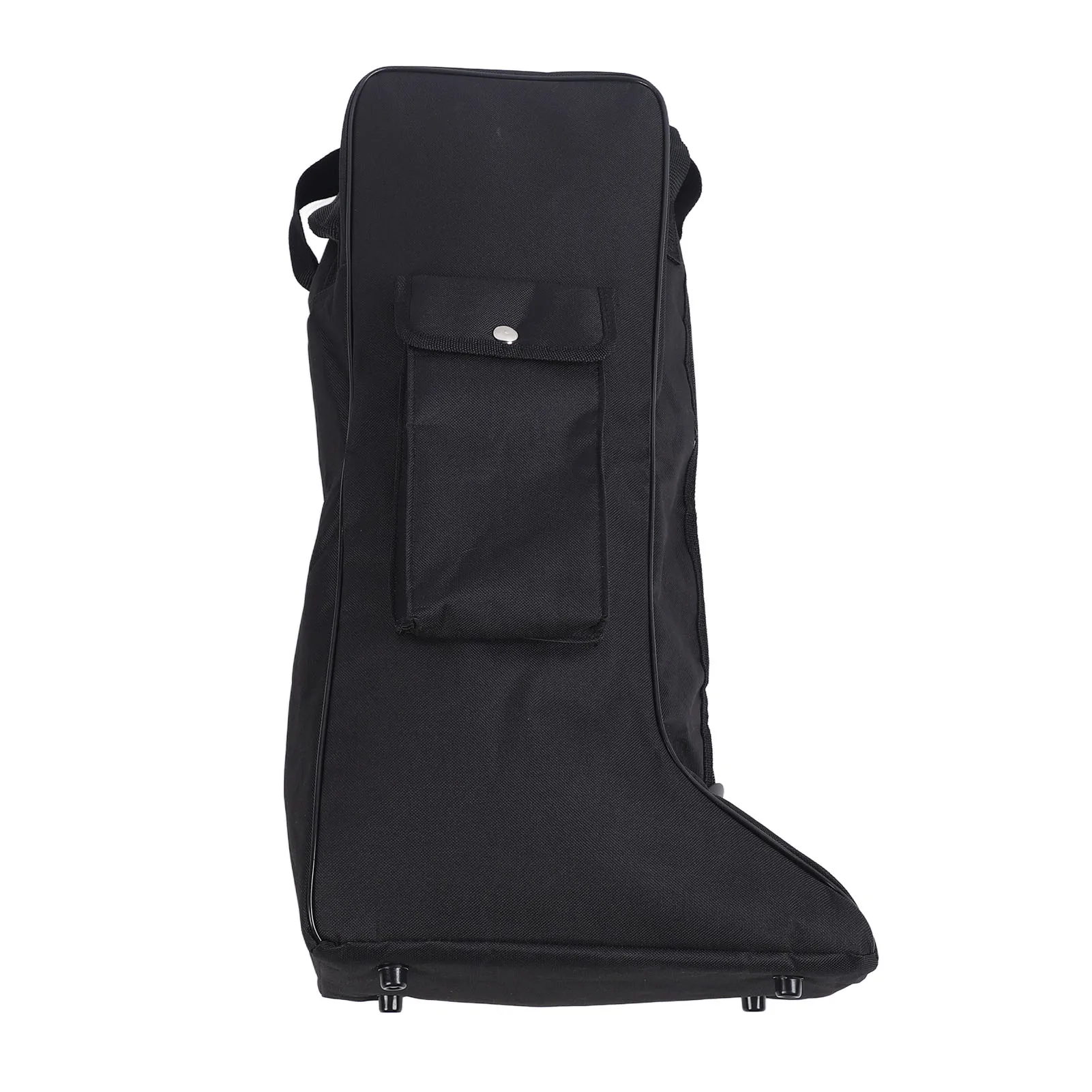 Travel Boot Bags Handle Design Waterproof Oxford Cloth and Leather Portable Boots Storage Bag for Travel