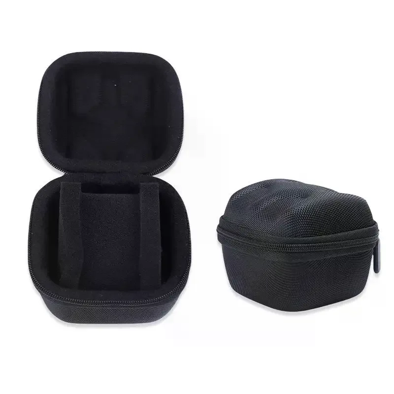 1Pcs 부드러운 벨벳 벨벳 쿠션 쿠션은 보석 및 시계 보호용으로 안감 처리되어 있습니다. 하드 케이스 블랙 시계 EVA 보관 상자