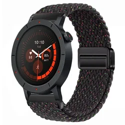 Premium Nylon Loop Watch Strap with Magnetic Closure - Universal Fit - COROS APEX 4 42mm (Starlight black)