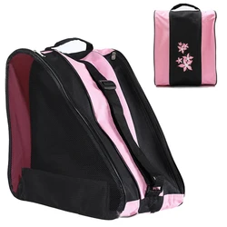 Outdoor Inline Roller Skating Shoe Bag Ice Skates Carry Bag Durable Nylon Helmet Protective Gear Storage Bag