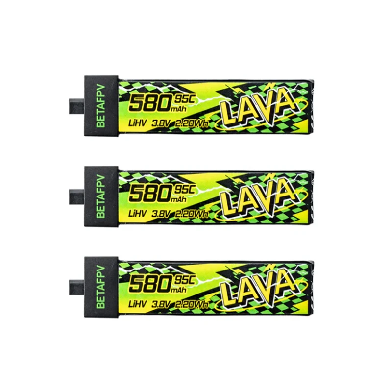 BETAFPV NEW LAVA II 1S 580 мАч аккумулятор для Air75, Meteor75 Pro Whoop Drone FPV для 6 портов 1S зарядное устройство и адаптер thumbnail 2