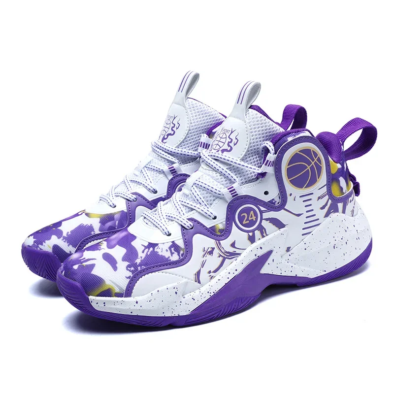 

Air Cushion Non-slip Men Basketball Sneakers Youth Sports Shoes Wholesale Fashion New Design