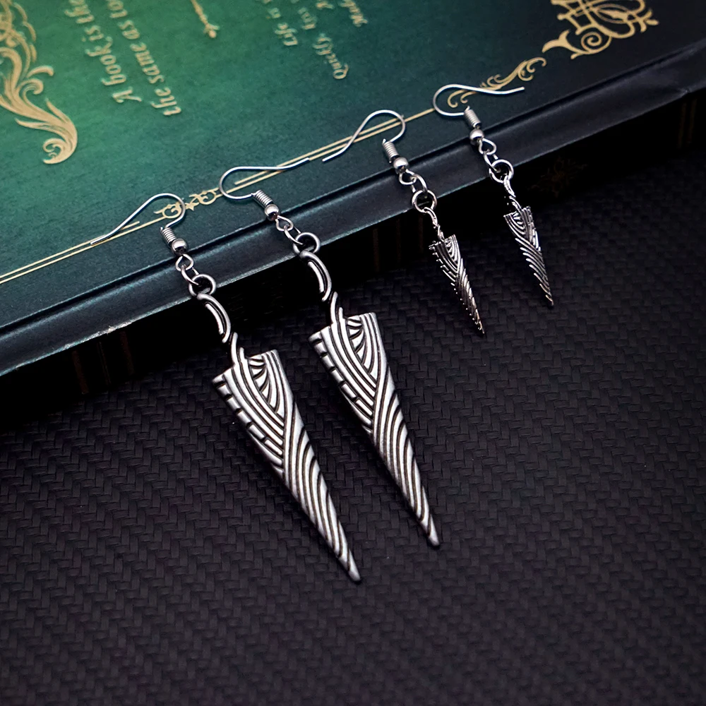 Wholesale Hollow Knight Charm Earrings for Women Men Game Metal Bone Nail Brincos Jewelry Drop Earring Gift Accessories Collect 2
