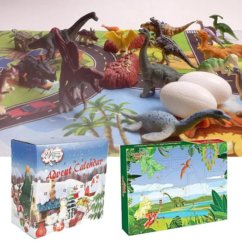 ANOTION Dinosaur Advent Calendar For Kids, New Year Gifts, New