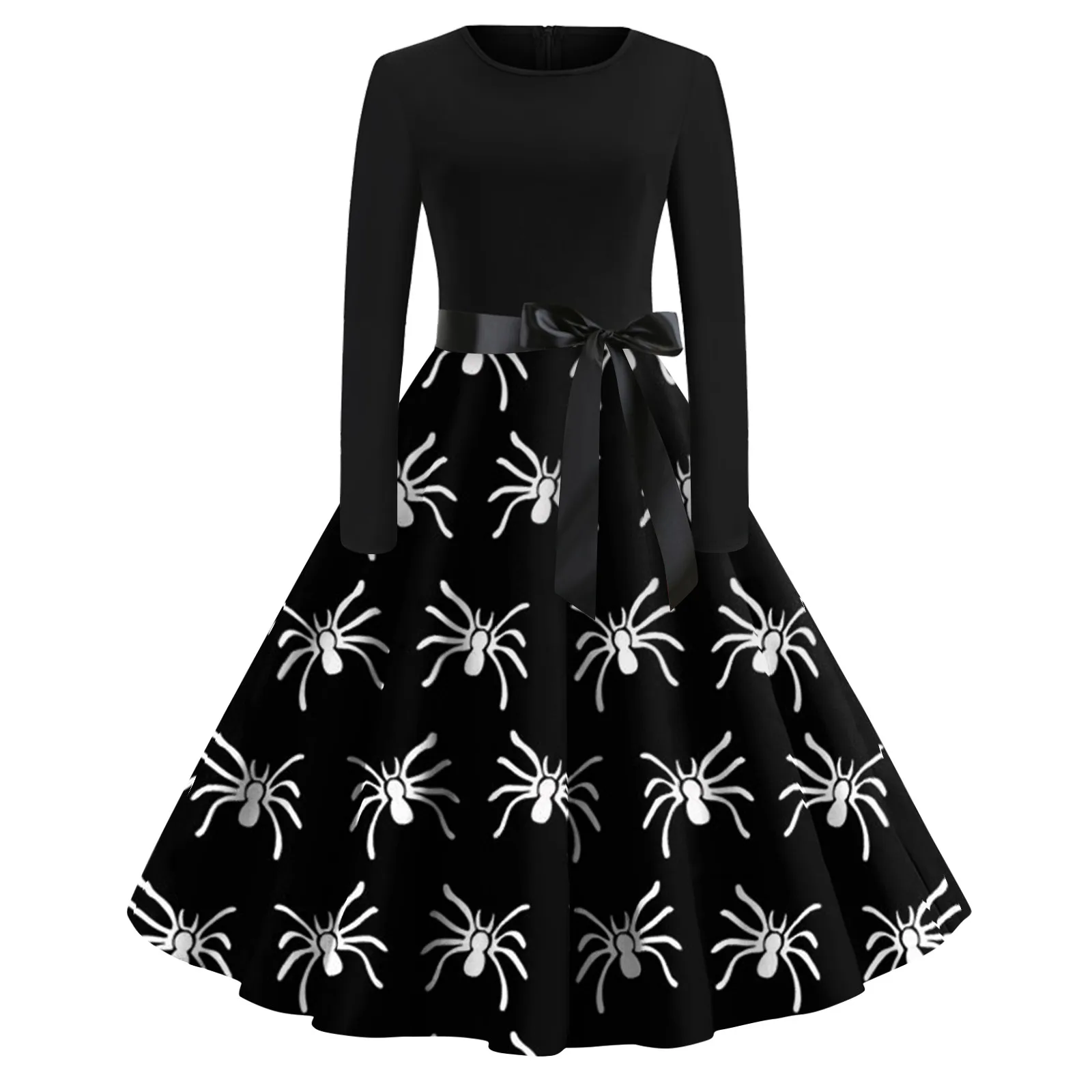 

Недорогие платья с бесплатной доставкой, модное платье в пол, Женское зимнее платье 2023 с круглым вырезом и длинными рукавами, платья для вечеринок