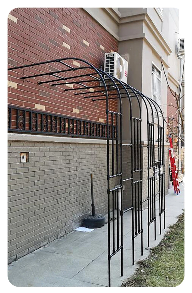 Half Arch Rack for Climbing Plants Outdoor Garden Support for Clematis or Roses Durable Grape Vine Holder Vegetable Grow System