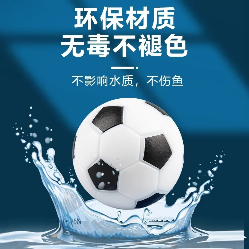 Fish Tank Submerged Small Football Fishs Toy Decoration Aquarium Training Water Polo Fish Tank Landscaping Ornament Pet Supplies