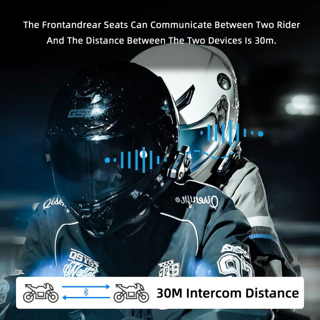 15275-d89b53.jpg WAYXIN-oreillette Bluetooth T2 pour Moto, appareil de communication pour casque de 2 motocyclistes, Intercom pour sièges avant et arrière