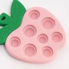 Cute Apple Baby Silicone Teethers Food Grade Infant Nursing Teething Toys for Boys Girls Newborn Gift BPA Free Baby Accessories 6