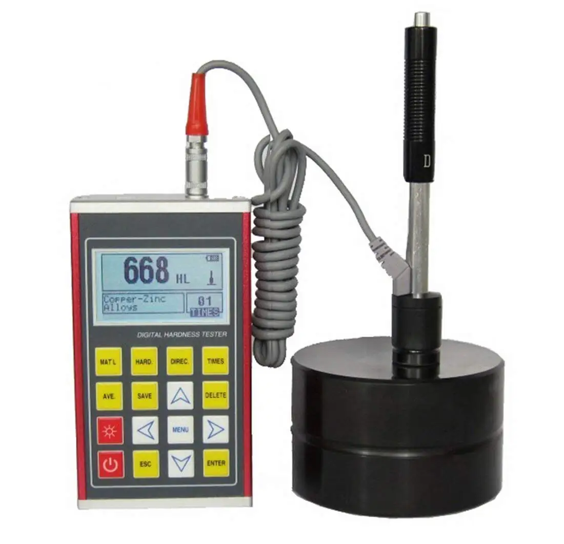 

Digital Portable Hardness Tester Meter Handheld Hardness Testing Durometer Measuring Equipment With Measuring Range HLD(170~960