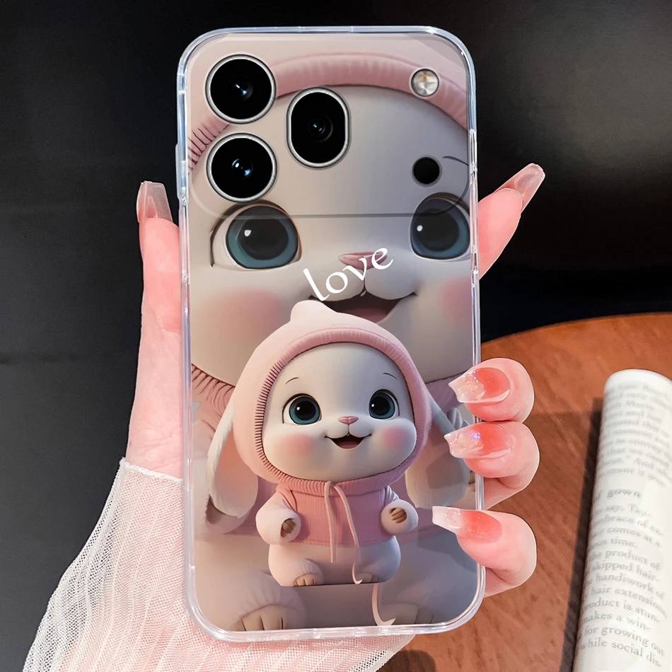 Clear Cool Stars Vibe Shockproof Silicone Phone Case