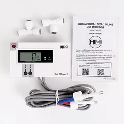 Enhanced Digital Water Quality Monitor with Dual Probe Detection for Tap Water and Fish Tanks (EC Meter)