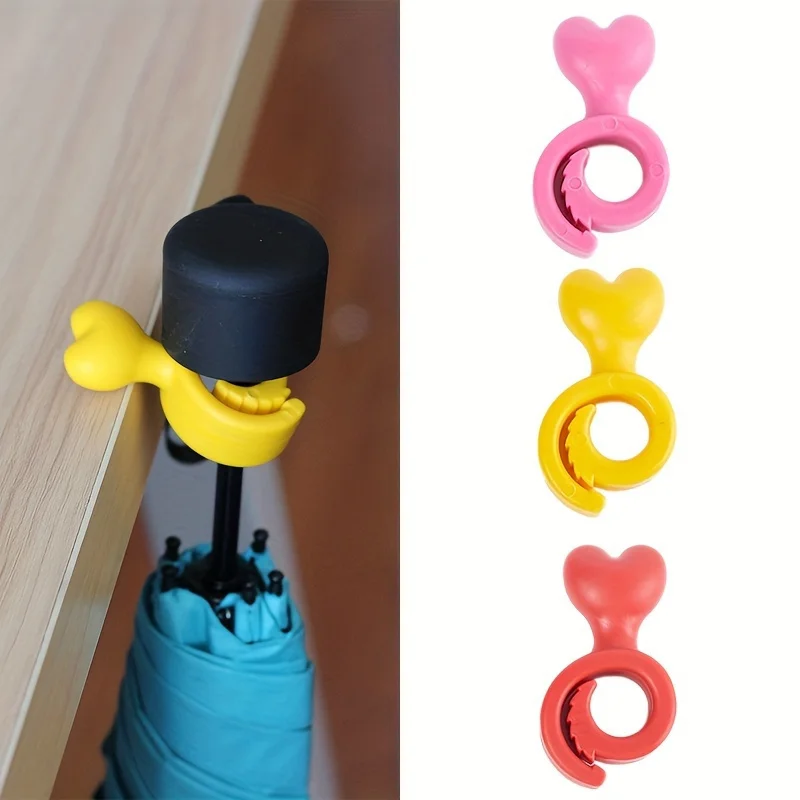 1/3 Piece Classic Style Umbrella Hook-Durable Heart-Shaped Umbrella Stand Hanger For Decoration-Accessory For Storage