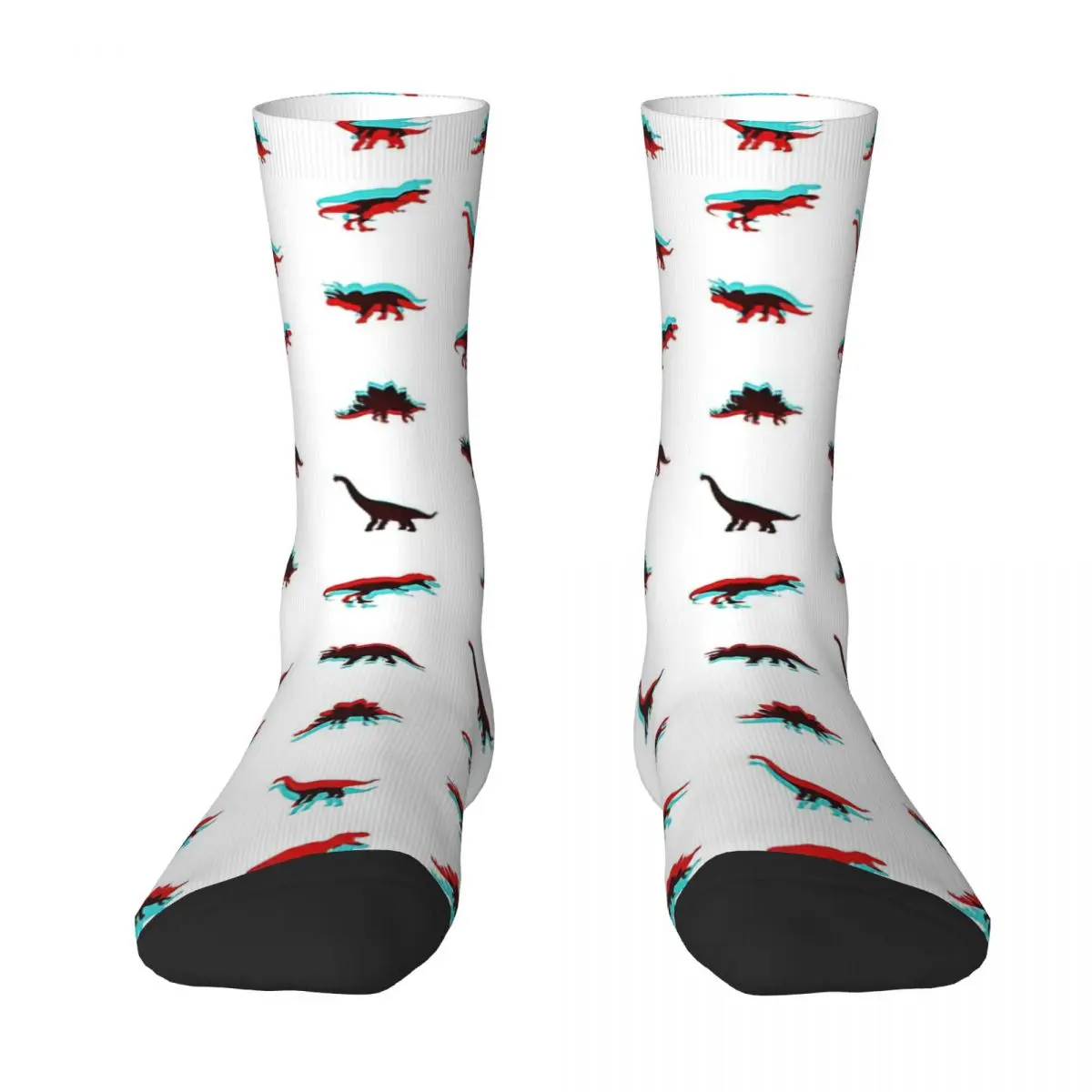 Носки унисекс с динозаврами для взрослых, мужские носки, женские носки