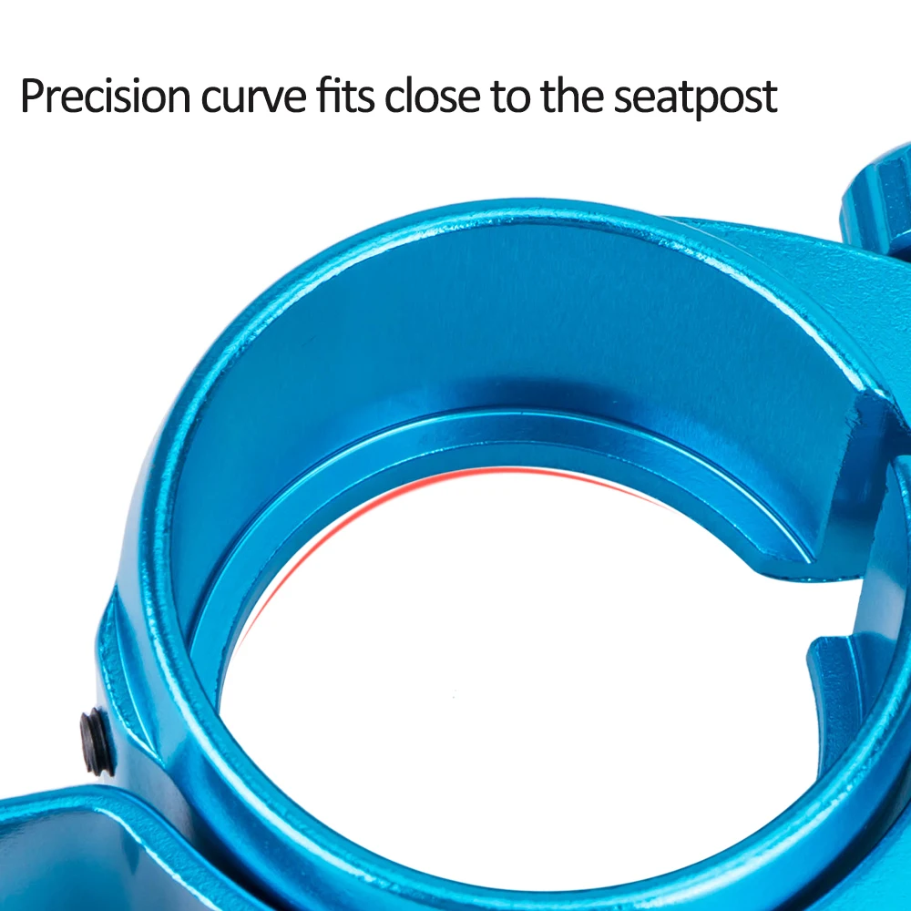 자전거 시트 포스트 클램프 알루미늄 합금 자전거 퀵 릴리스 시트포스트 칼라 39.8mm / 40.8mm 접이식 자전거용