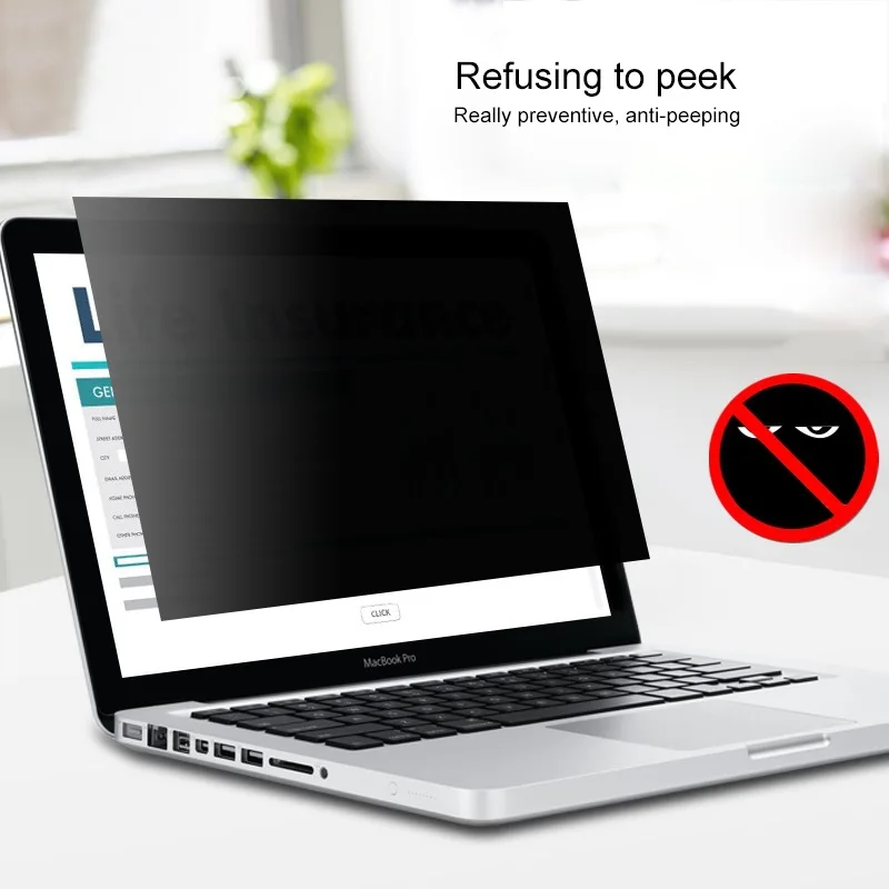 Protetor de Tela Anti-peeping para Laptop Macbook Air Pro 13 Computador Anti-spy Filme Matte Filtro de Privacidade Anti-spy 14 em 156 em 16 em 17 em