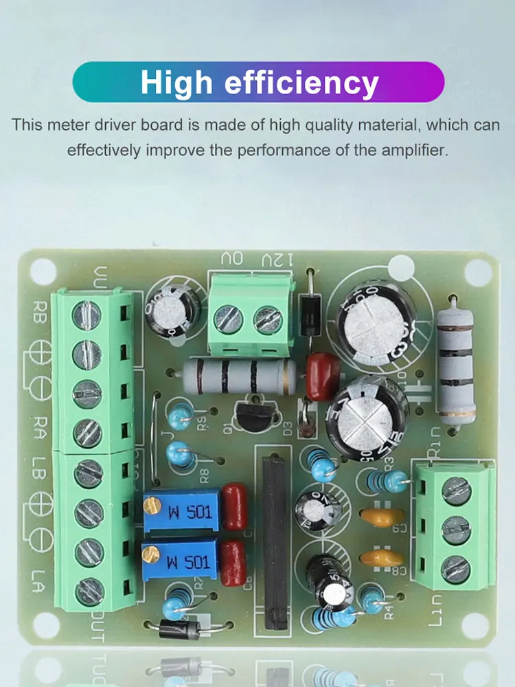 TA7318P HiFi VU 레벨 계량기 드라이버 보드, DC 12V VU 계량기 드라이버, PCB 보드, DB VU 계량기 스테레오 모듈