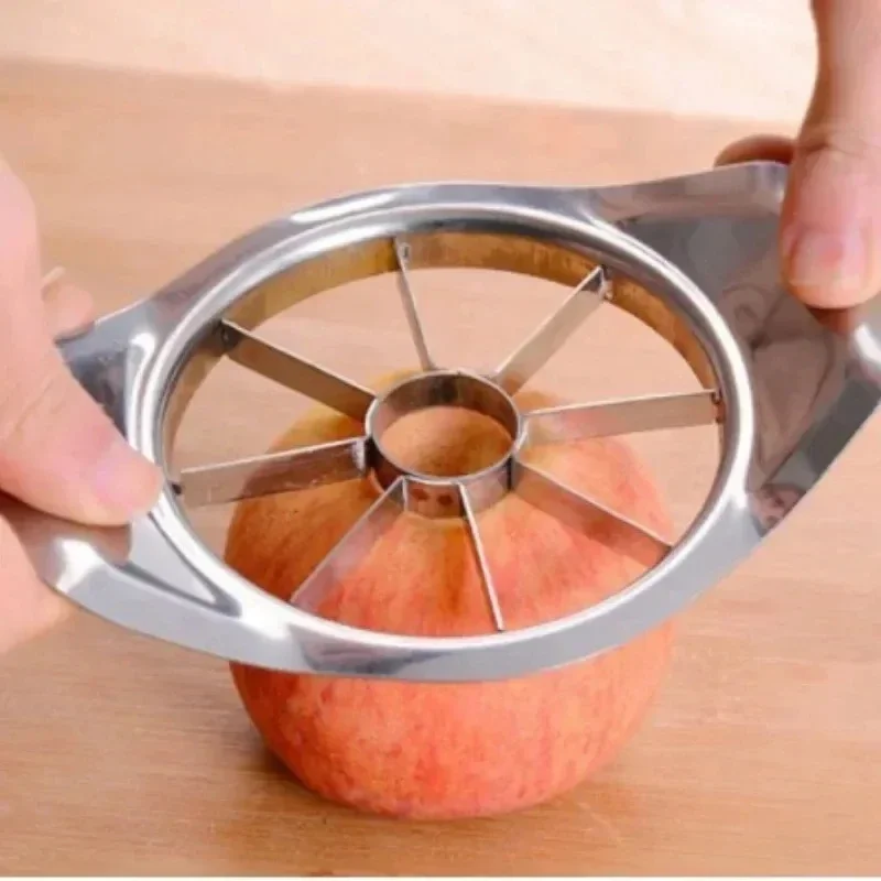 Stainless Steel Fruit Splitter Household Apple Cutter Creative Kitchen Corer Easy to Use Fruit Cutter for Apples 4