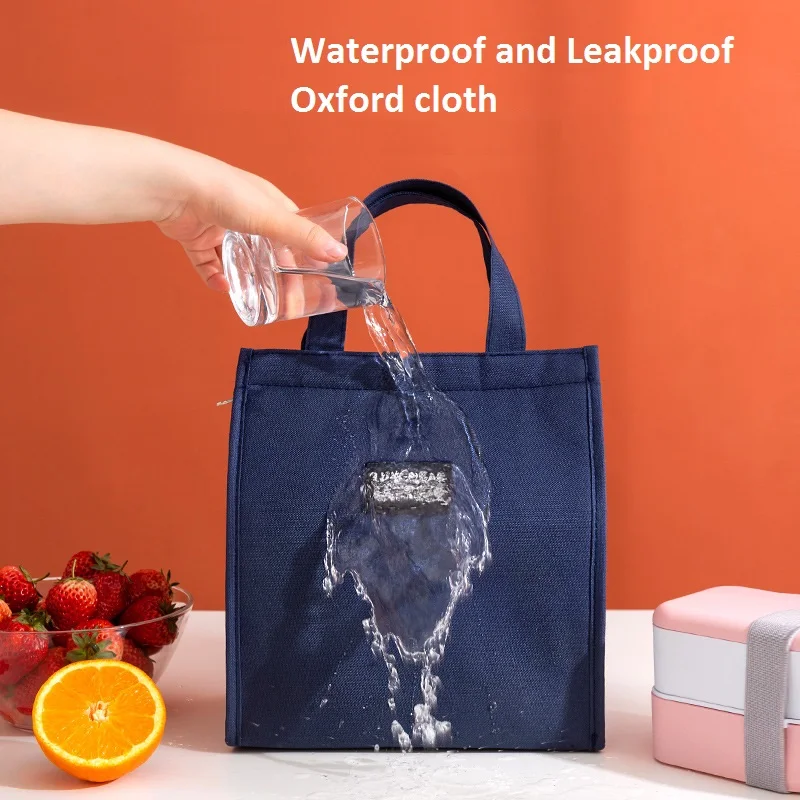 

Large Thickened Aluminum Foil Lunch Box Bento Bag for Work Students Portable Water Proof Insulated Bag Food Box