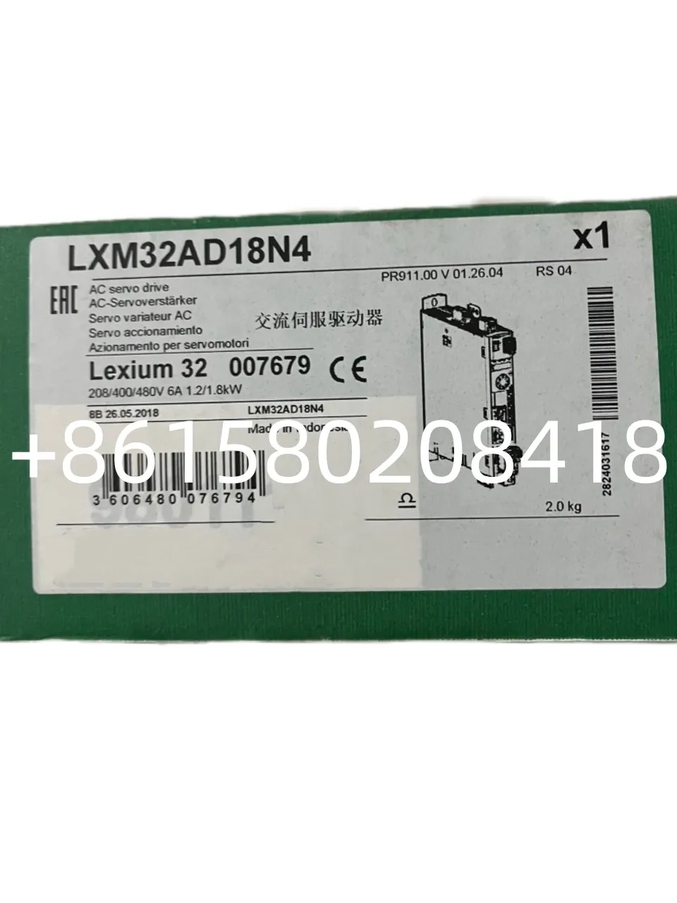 

Новый оригинальный LXM32AD18N4