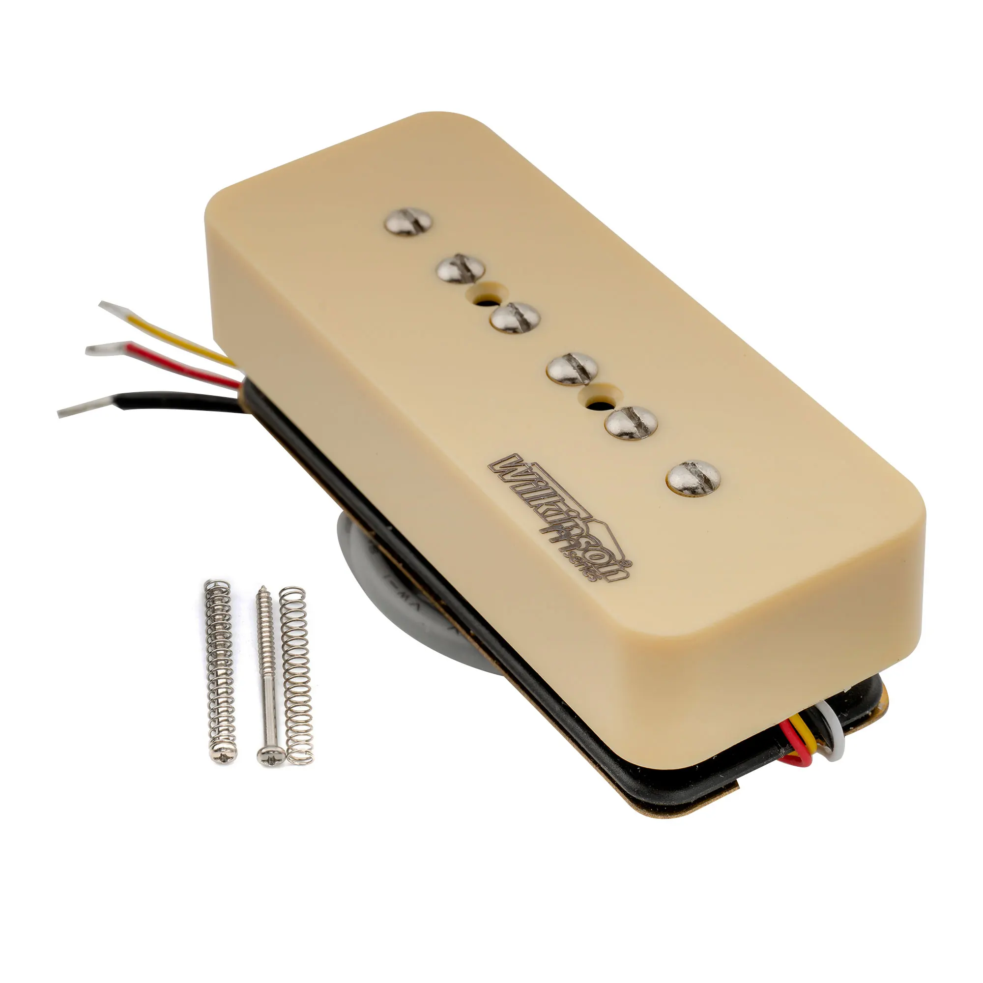 Wilkinson M Series Stacked P90 Soapbar Keramik-Einzelspulen-Tonabnehmer in Humbucker-Größe, Halssteg-Tonabnehmer für SG LP-E-Gitarre – Detail 22