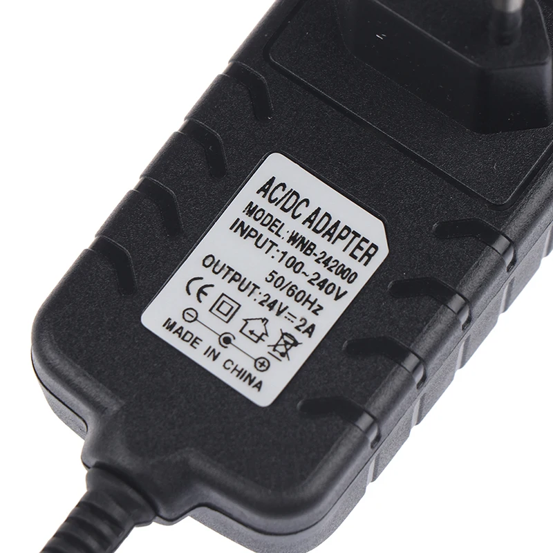1Pc Fast Charging 24V 2A Power Supply Adapter For UV LED Lamp Nail Dryer Nail Art Tools 5