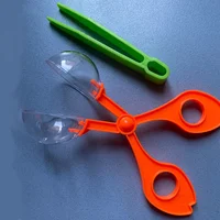 Plastic Nature Exploration Toy Kit for Kids Plant Insect Study Tool - Plastic Scissor Clamp & Tweezers Montessori Toys 1