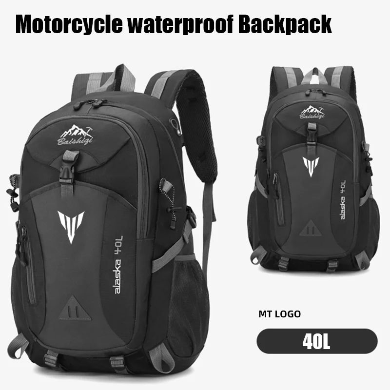 Waterproof motorcycle backpack lightweight nylon