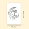 32pcs, Eid Doodle Colouring Cards, DIY Colouring Cards, Eid Painting Cards, Moon, Stars, Lanterns Family and Party Activities 2