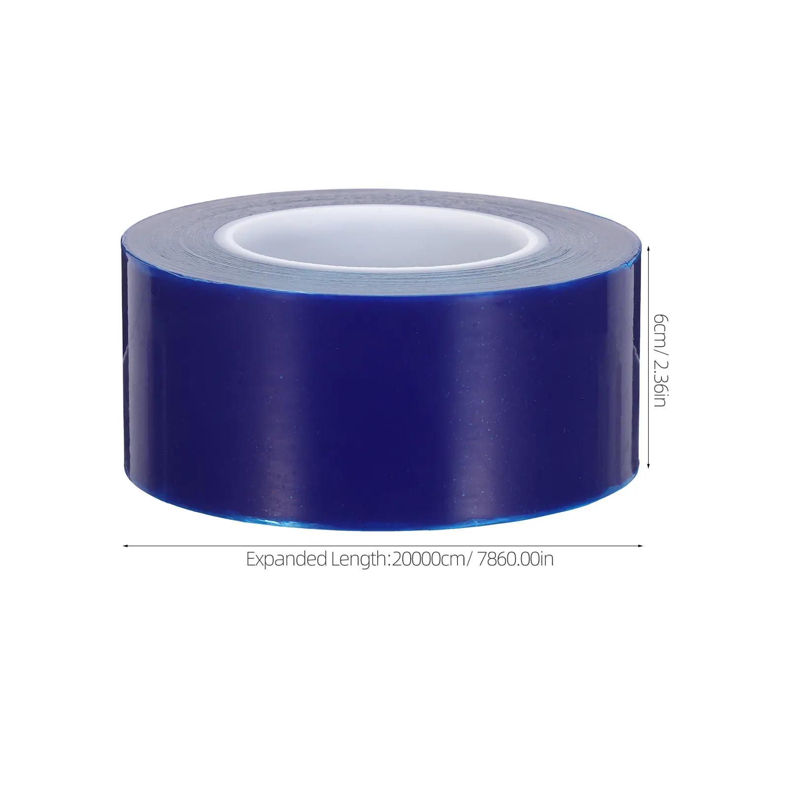 1롤 60mm 폭 휠 보호 테이프 (파란색 PE 자동차 타이어 엣지 보호 필름, 휠 림 필름, 자동차/오토바이 액세서리)