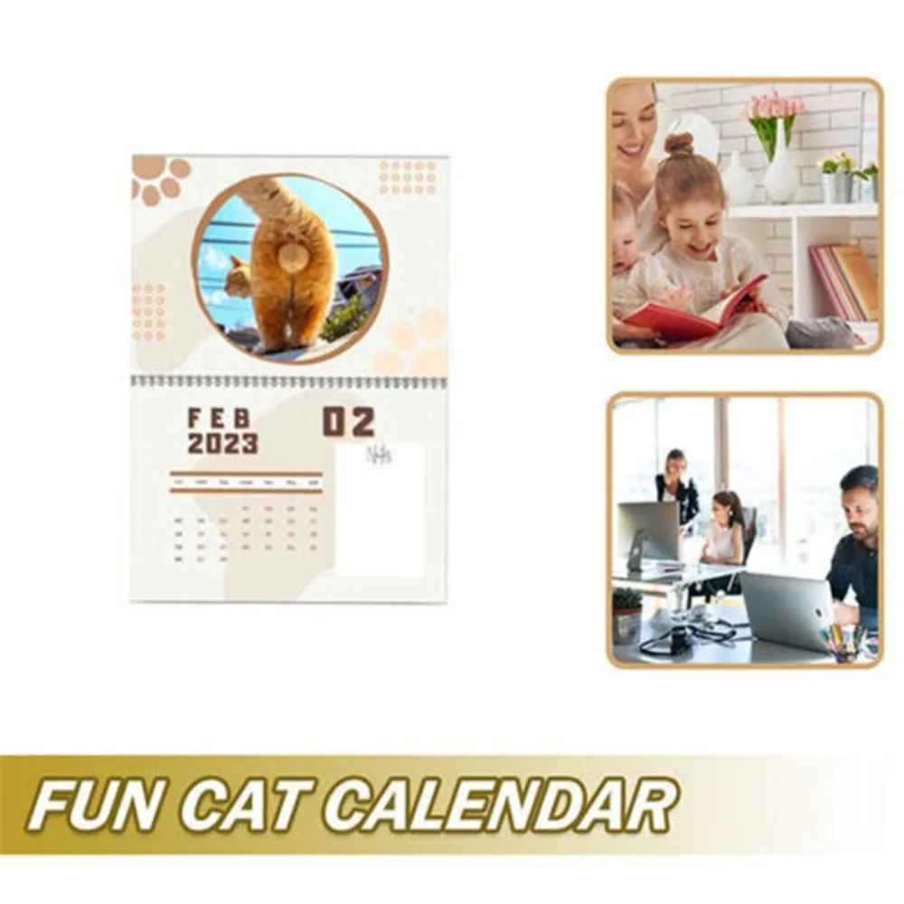 

Home Furnishing Decoration Gag Gift For Friends Cat Buttholes Calendar Cat Balls Calendar Cats Buttholes Balls Calendar