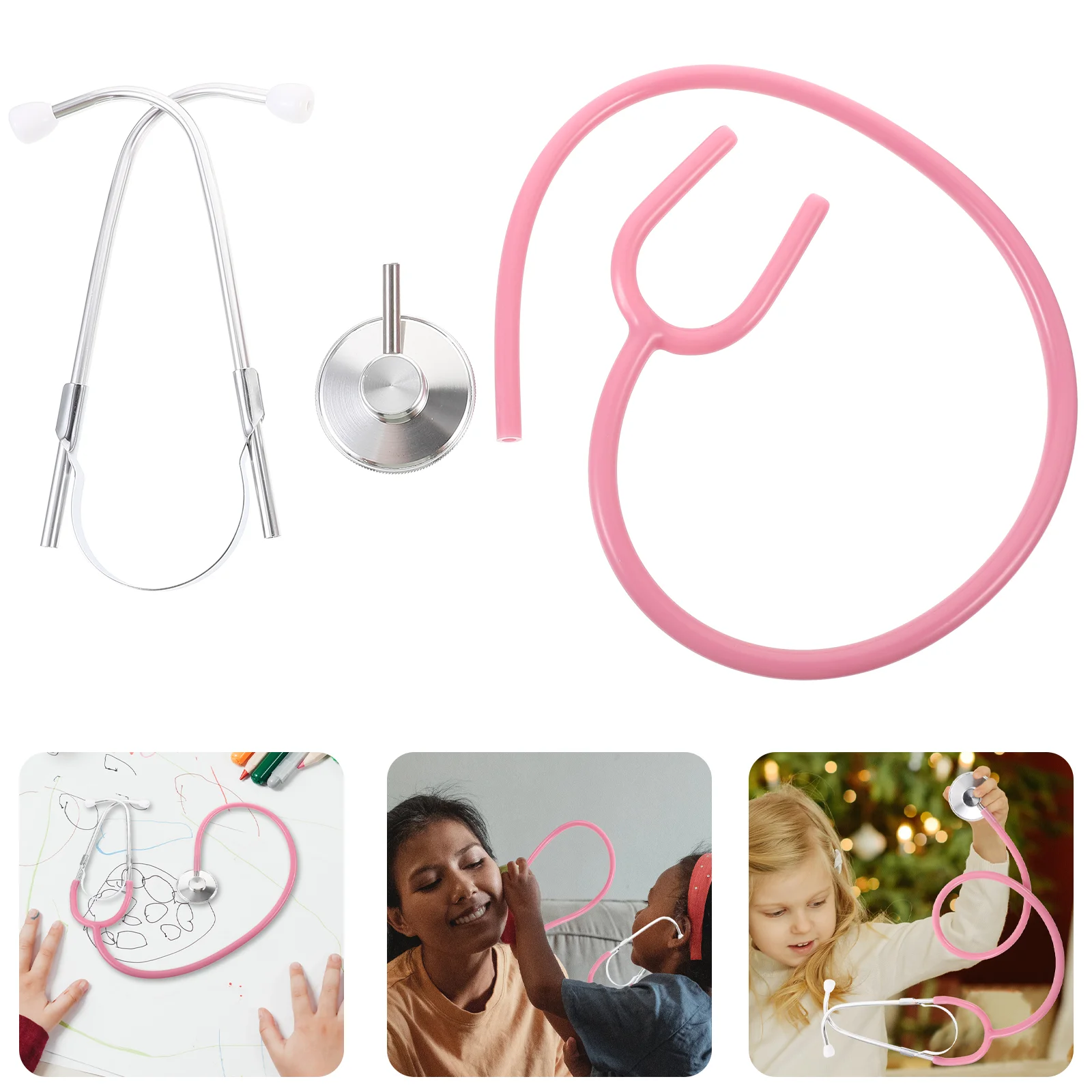 Kids Medical Toys Stethoscope Children for Playing Toddler Simulation Cosplay Pretend