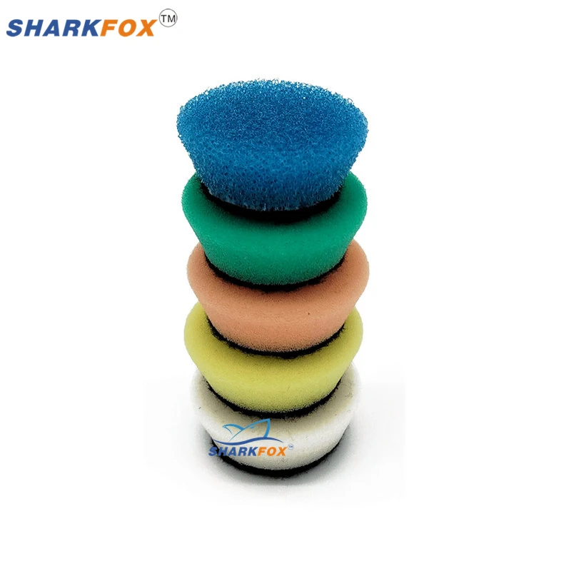 Mini Polishing Pads Kit 32Pcs 1inch 2inch 3inch Wool Pad Waxing Sponge Car Detail Polisher Pads Tools